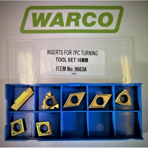 Tips Set - For Indexable Lathe Tools 7 Piece 4 Tips Set - For Indexable Lathe Tools 7 Piece - Image 2