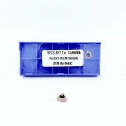 Tips Set - For Indexable Lathe Tools 7 Piece 9 Tips Set - For Indexable Lathe Tools 7 Piece -WARCO SHOP 7 piece indexable tips 5