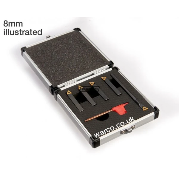 Indexable Lathe Tools - 5 Piece Turning & Boring Set 3 Indexable Lathe Tools - 5 Piece Turning & Boring Set