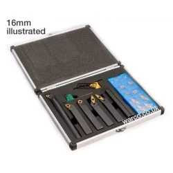 Indexable Lathe Tools - 5 Piece Turning & Boring Set -WARCO SHOP boring turning tools set 5pc 1