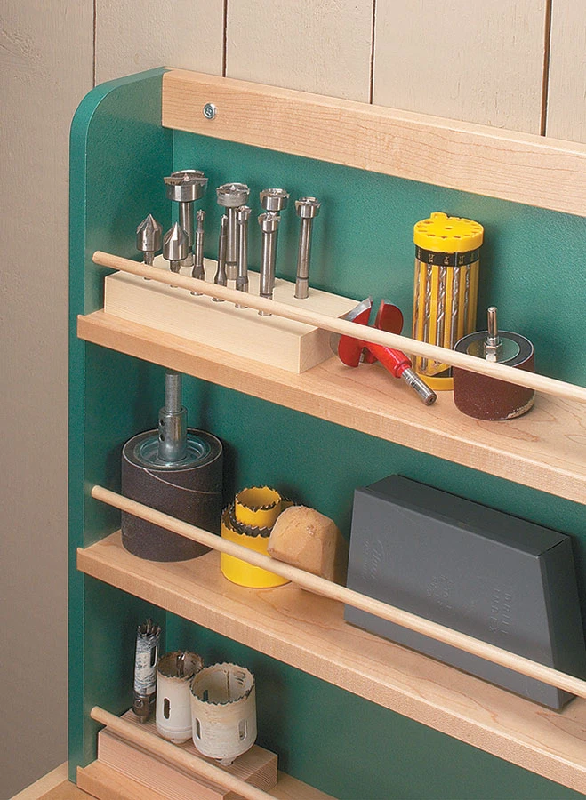 Wall-Mounted Drill Press Shelf 5 Wall-Mounted Drill Press Shelf - Image 3
