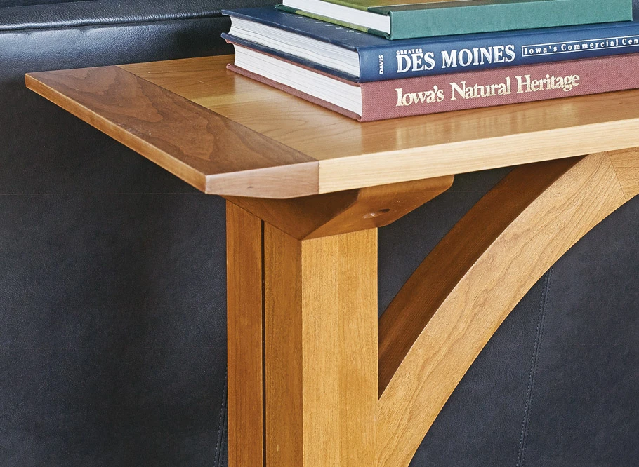 Arched-Stretcher Sofa Table 5 Arched-Stretcher Sofa Table - Image 3