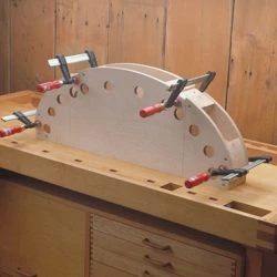 Curved-Front Hall Table -WARCO SHOP detail2 12