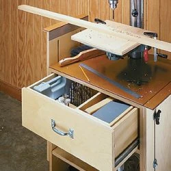 Drill Press Storage Cart 9 Drill Press Storage Cart -WARCO SHOP detail2 34