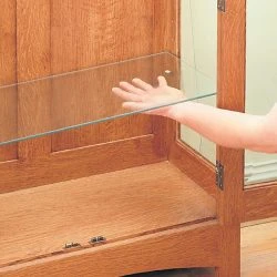 Craftsman Curio Cabinet 9 Craftsman Curio Cabinet -WARCO SHOP detail2 4