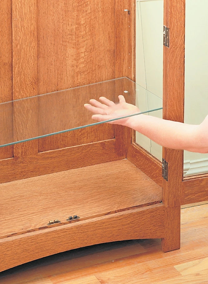 Craftsman Curio Cabinet 6 Craftsman Curio Cabinet - Image 4