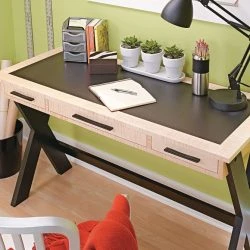 Stylish Sawbuck Desk -WARCO SHOP detail2 hd 130