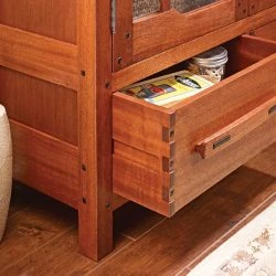 Greene & Greene-Style Bookcase -WARCO SHOP detail2 hd 184
