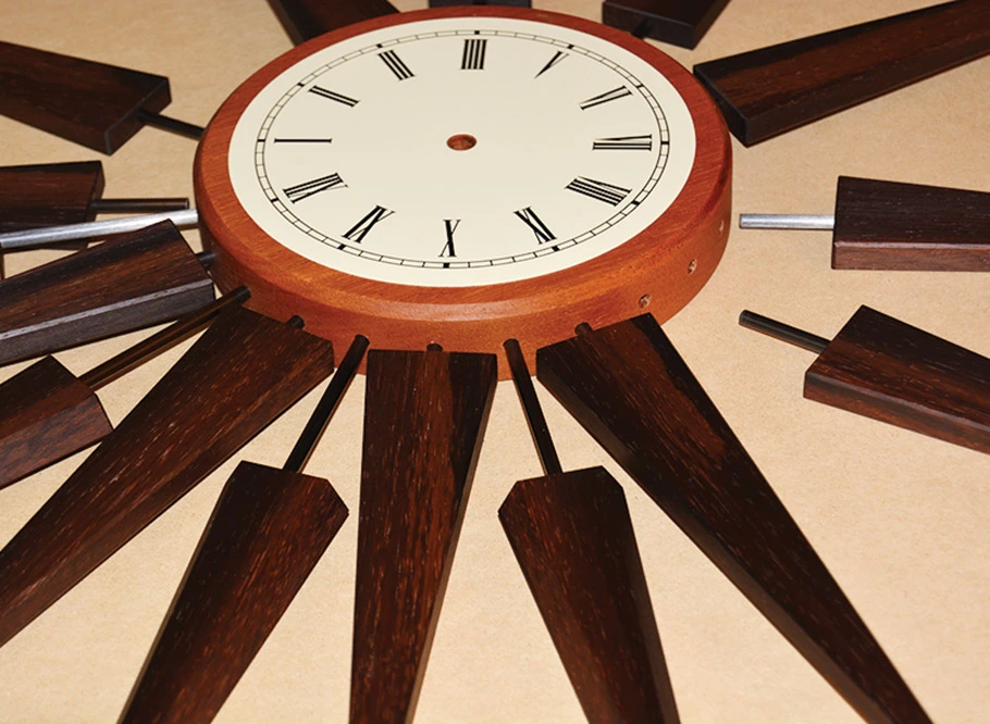 Sunburst Wall Clock 6 Sunburst Wall Clock - Image 4