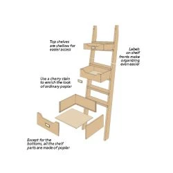 Five-Tier Display Tower -WARCO SHOP diagram 180