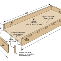 Hanging Wall Shelves 7 Hanging Wall Shelves -WARCO SHOP diagram 200