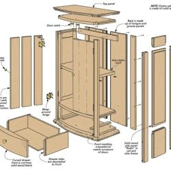 Curved-Front Wall Cabinet 7 Curved-Front Wall Cabinet -WARCO SHOP diagram 208