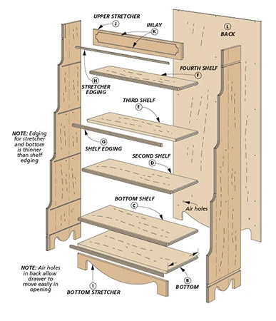 Waterfall Bookcase 4 Waterfall Bookcase - Image 2