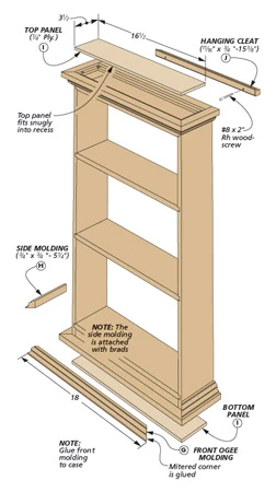 Dovetailed Display Shelf 4 Dovetailed Display Shelf - Image 2