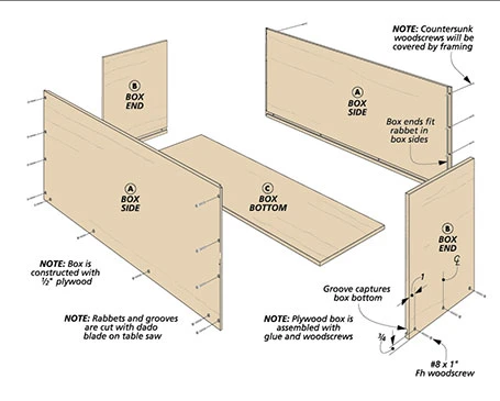 Paneled Window Seat 4 Paneled Window Seat - Image 2