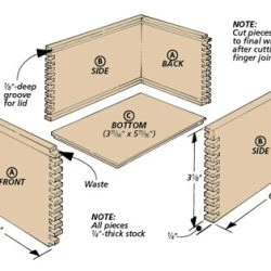 Sliding Lid Boxes -WARCO SHOP diagram 303