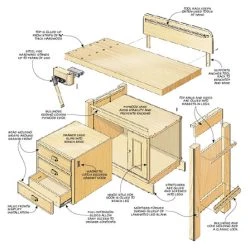 Heirloom Workbench -WARCO SHOP diagram 384