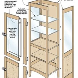 Glass-Panel Display Cabinet -WARCO SHOP diagram 40