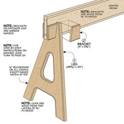 Space-Saving Miter Saw Station -WARCO SHOP diagram 414