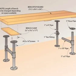 Mudroom Storage Set -WARCO SHOP diagram 84