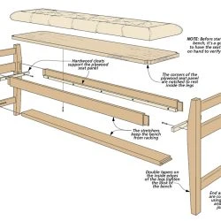 Footboard Bench -WARCO SHOP diagram hd 1