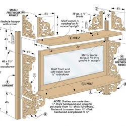 Fretwork Wall Shelf -WARCO SHOP diagram hd 38