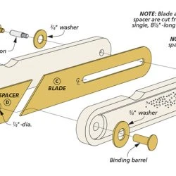 Sliding Bevel Gauge -WARCO SHOP diagram hd 65