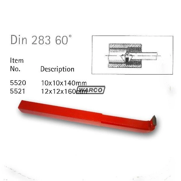 Carbide Tip Lathe Tool 60° Internal Threading 3 Carbide Tip Lathe Tool 60° Internal Threading