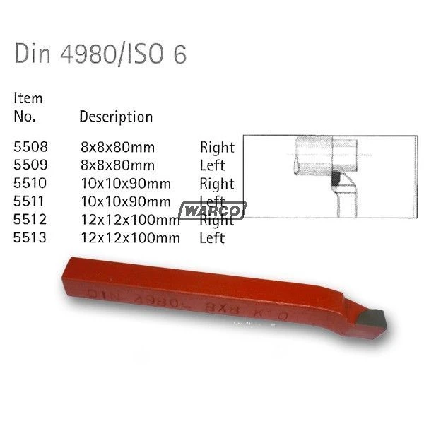 Carbide Tip Lathe Tool 90° Shoulder 4 Carbide Tip Lathe Tool 90° Shoulder - Image 2