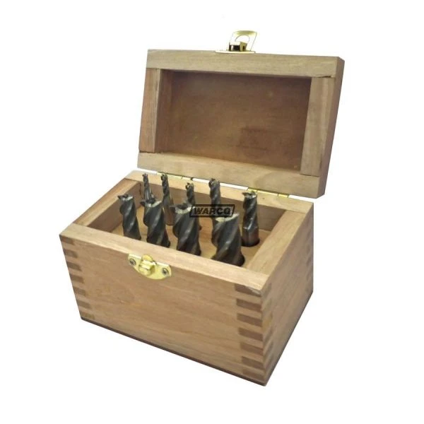 End Mill Threaded Shank Milling Cutters - 9 Piece Set 4 End Mill Threaded Shank Milling Cutters - 9 Piece Set - Image 2