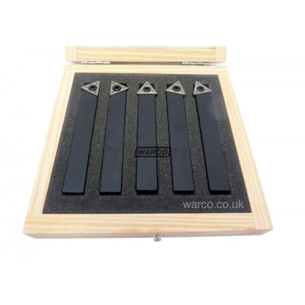 Indexable Lathe Tools - 5 Piece Set 6mm 8mm 10mm 12mm 16mm 5 Indexable Lathe Tools - 5 Piece Set 6mm 8mm 10mm 12mm 16mm - Image 3