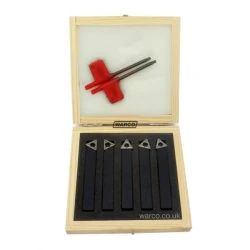 Indexable Lathe Tools - 5 Piece Set 6mm 8mm 10mm 12mm 16mm -WARCO SHOP indexable lathe tools 5 piece set 4