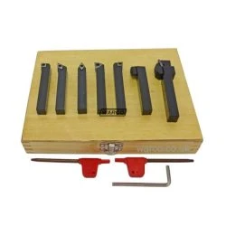Indexable Lathe Tools - 7 Piece Set 8mm / 10mm / 12mm