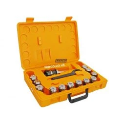 ER 32 Collet Chuck & Collets Set - ISO 40 -WARCO SHOP iso 40 collet chuck set er 32 2