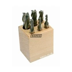 End Mills HSS Milling Cutters Plain Shank - 6 Piece Set