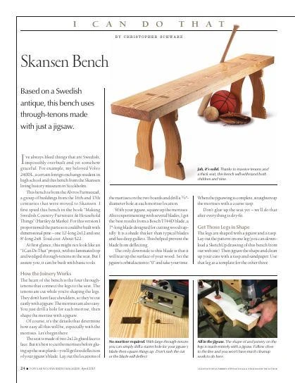 Skansen Bench 4 Skansen Bench - Image 2