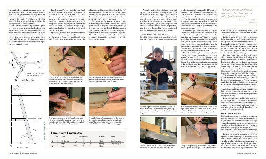 Three Clawed Dragon Stool 4 Three Clawed Dragon Stool - Image 2