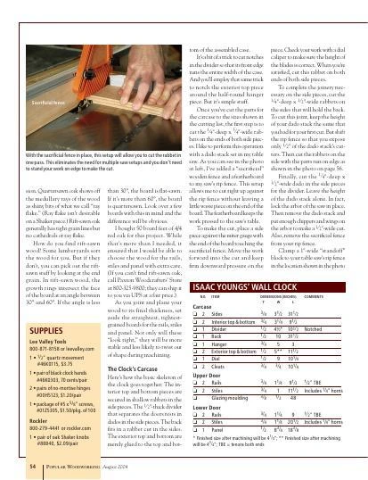 Isaac Youngs' Wall Clock 5 Isaac Youngs' Wall Clock - Image 3