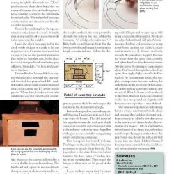 Benjamin Young's Tall Clock -WARCO SHOP page 3 21