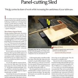 Jig Journal: Simple Panel-cutting Sled