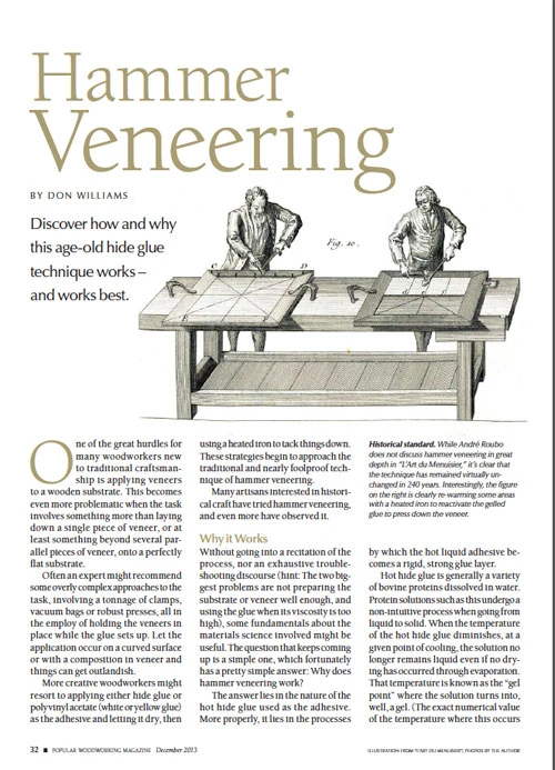 Hammer Veneering 3 Hammer Veneering