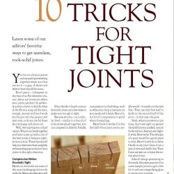10 Tricks For Tight Joints