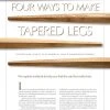 Four Ways To Make Tapered Legs -WARCO SHOP photo large 143