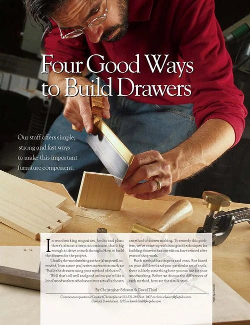 Four Good Ways To Build Drawers 3 Four Good Ways To Build Drawers