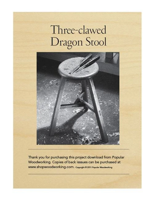 Three Clawed Dragon Stool 3 Three Clawed Dragon Stool