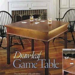 Draw-Leaf Game Table