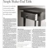 Simple Shaker End Table -WARCO SHOP photo large 5