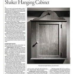 Shaker Hanging Cabinet