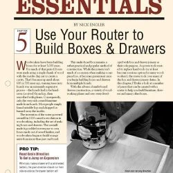 Woodworking Essentials Chapter 5: Boxes & Drawers