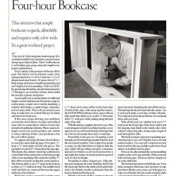 Four-Hour Bookcase